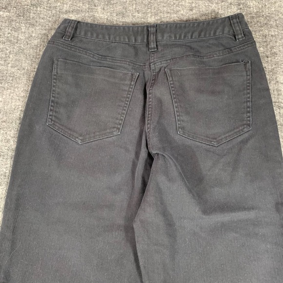 Talbots Capri Jeans Womens 10 Black Stretch 30x19 High Rise Cotton Blend Comfort - Picture 11 of 11